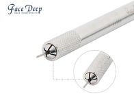 Double Heads SS Autoclavable Microblading Pen Eccentric Eyebrow Tattoo Pens