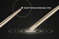 Eyebrow Permanent Makeup Tools Heavy Gold Manual Tattoo Pen Stainless Steel