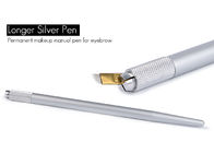 Stainless steel Longer Silver Microblading Pen Permanent Makeup Tools 17.3 CM