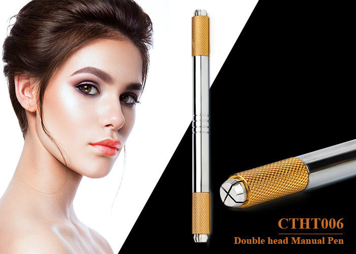 CE Permanent Makeup Tools / Professioanl Blade Handle Dual Head Microblading Pen